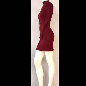FashionNova - Go Get It Dress - Burgundy